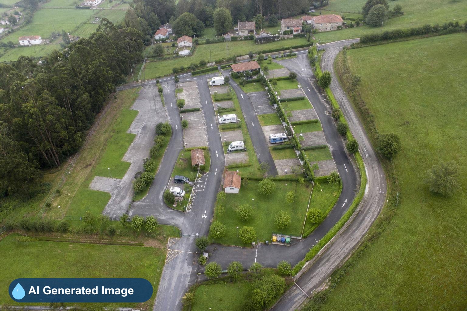 Área de autocaravanas Camping Los Manzanos en Oleiros, A Coruña