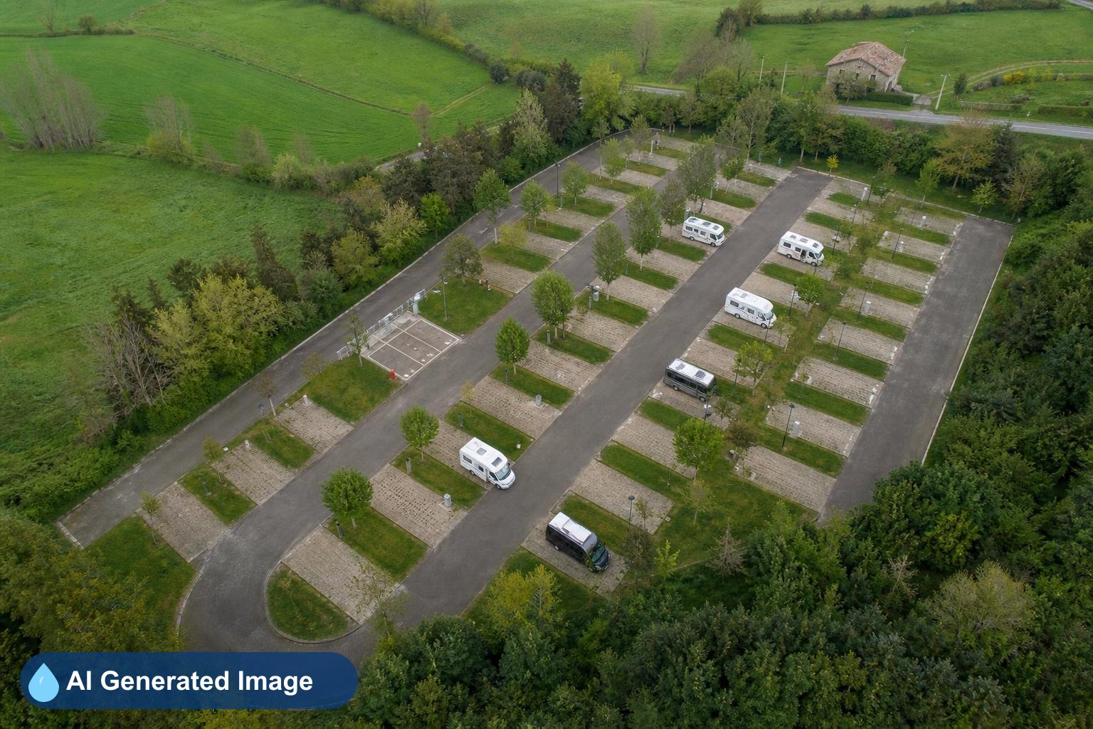 Área de autocaravanas ÁREA DE SERVICIOS PARA AUTOCARAVANAS de Sos del Rey Católico. en Sos del Rey Católico, Zaragoza