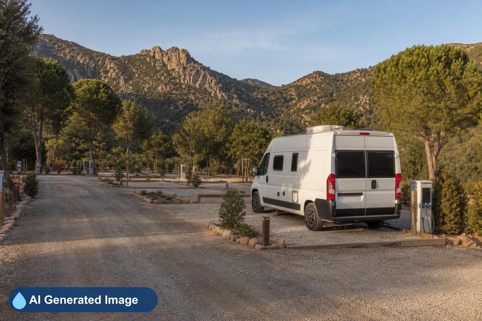 Área de autocaravanas Camping L'Avencó 🏕 Parc Natural del Montseny en Tagamanent, Barcelona