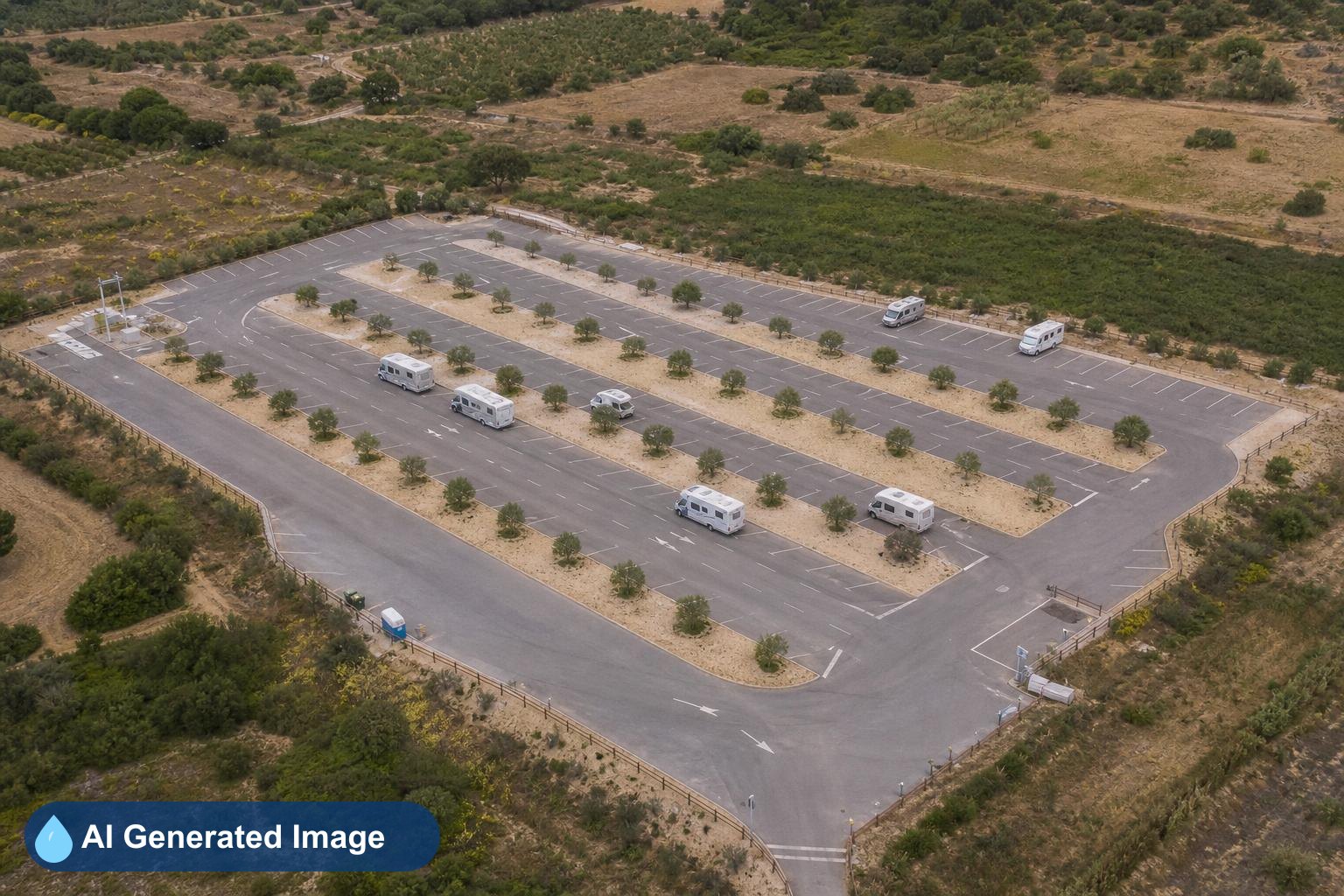 Área de autocaravanas Área autocaravanas Caños de Meca en Los Caños de Meca, Cádiz