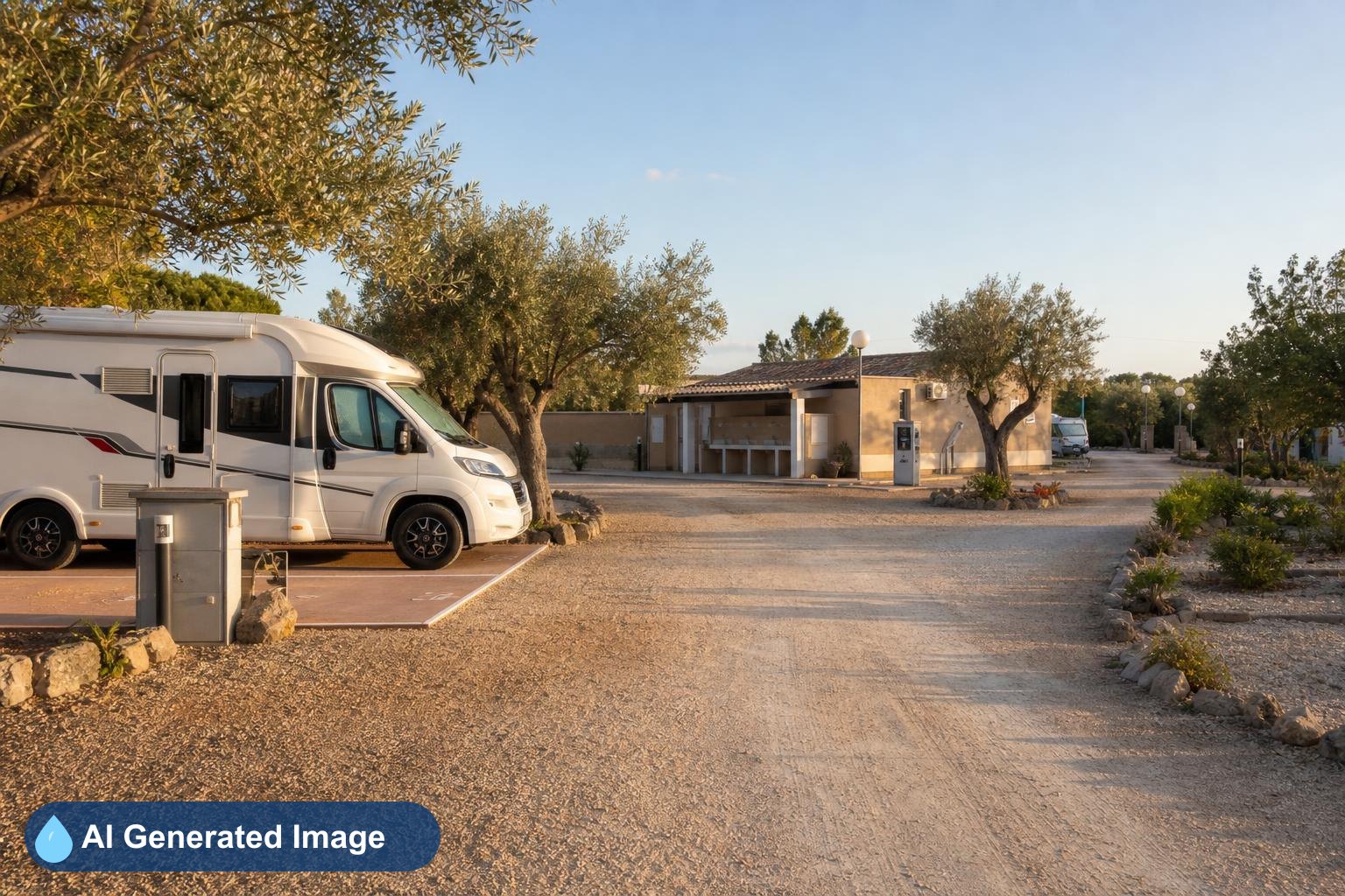 Área de autocaravanas Camping Florantilles en Torrevieja, Alicante