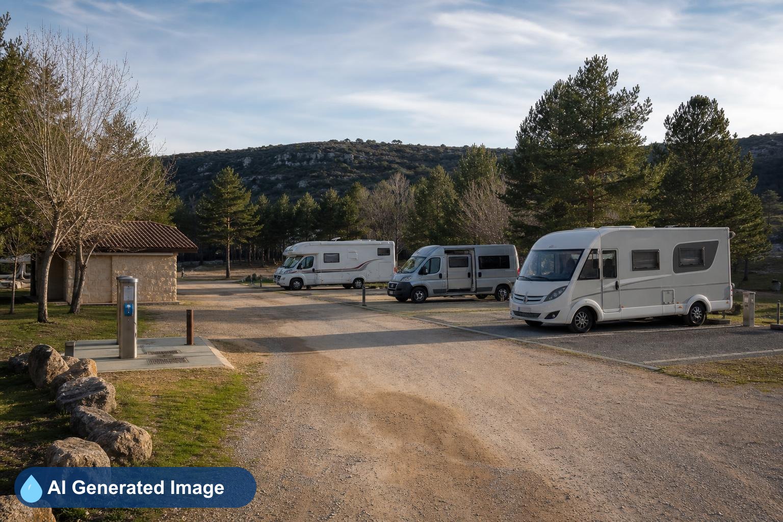 Área de autocaravanas AREA AUTOCARAVANAS en Santa María de Huerta, Soria