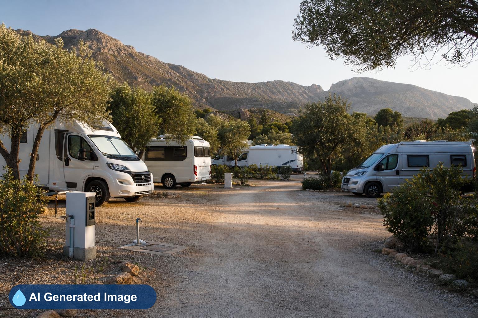 Área de autocaravanas Camping Villasol en Benidorm, Alicante