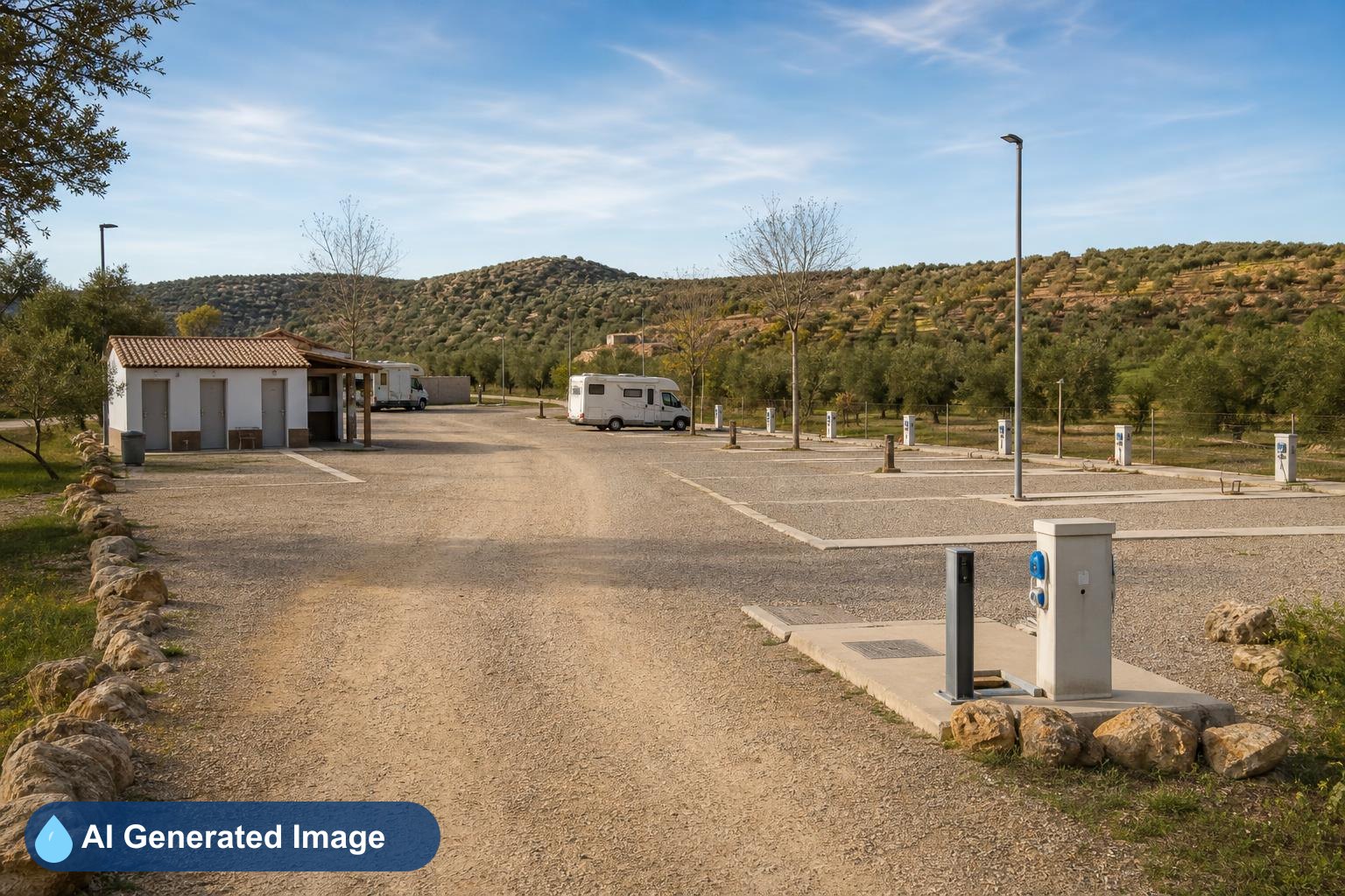 Área de autocaravanas Área autocaravanas Puebla de Cazalla en La Puebla de Cazalla, Sevilla