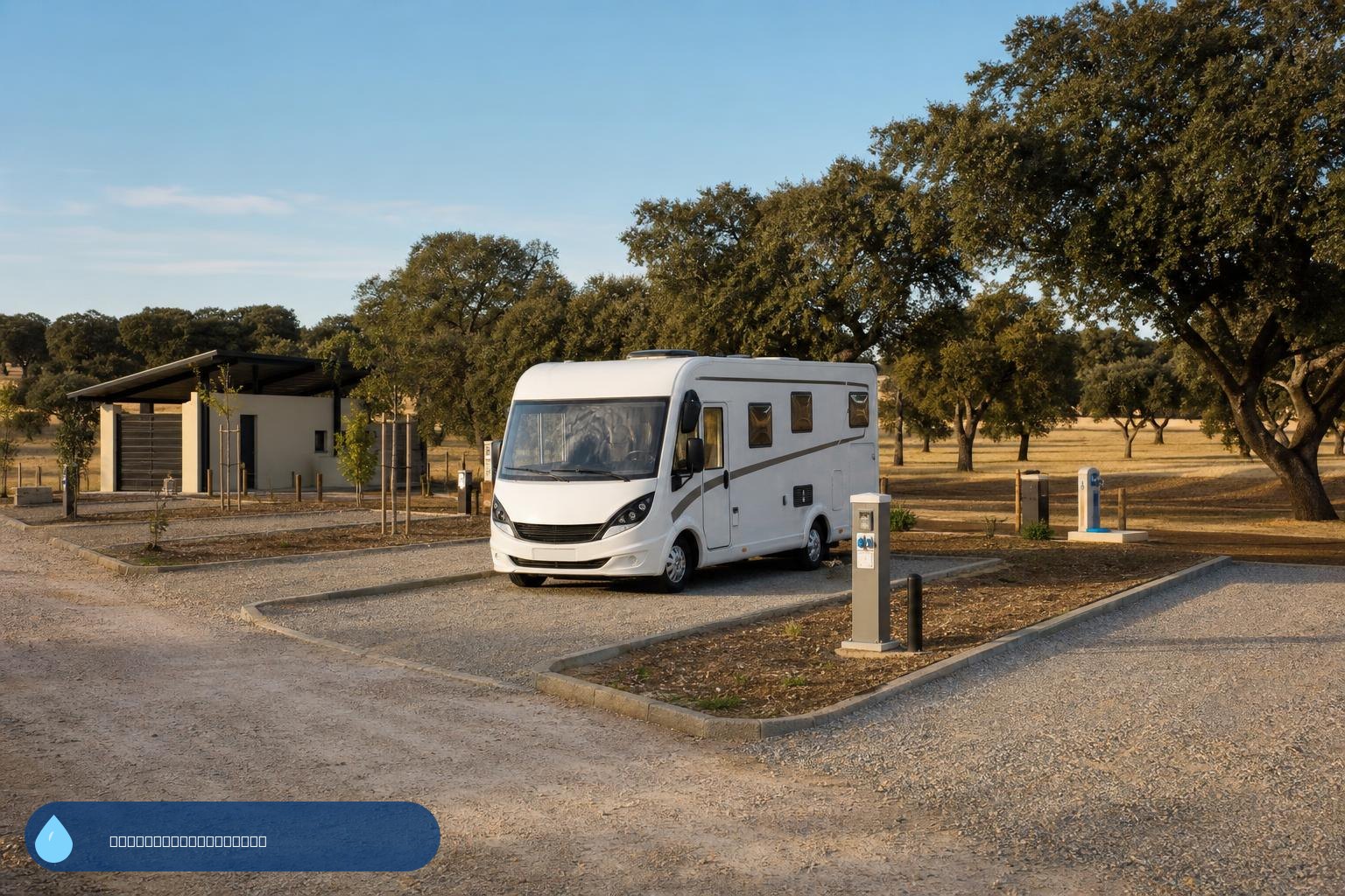 Área de autocaravanas Aire CAMPING-CAR PARK de Mérida en Mérida, Badajoz