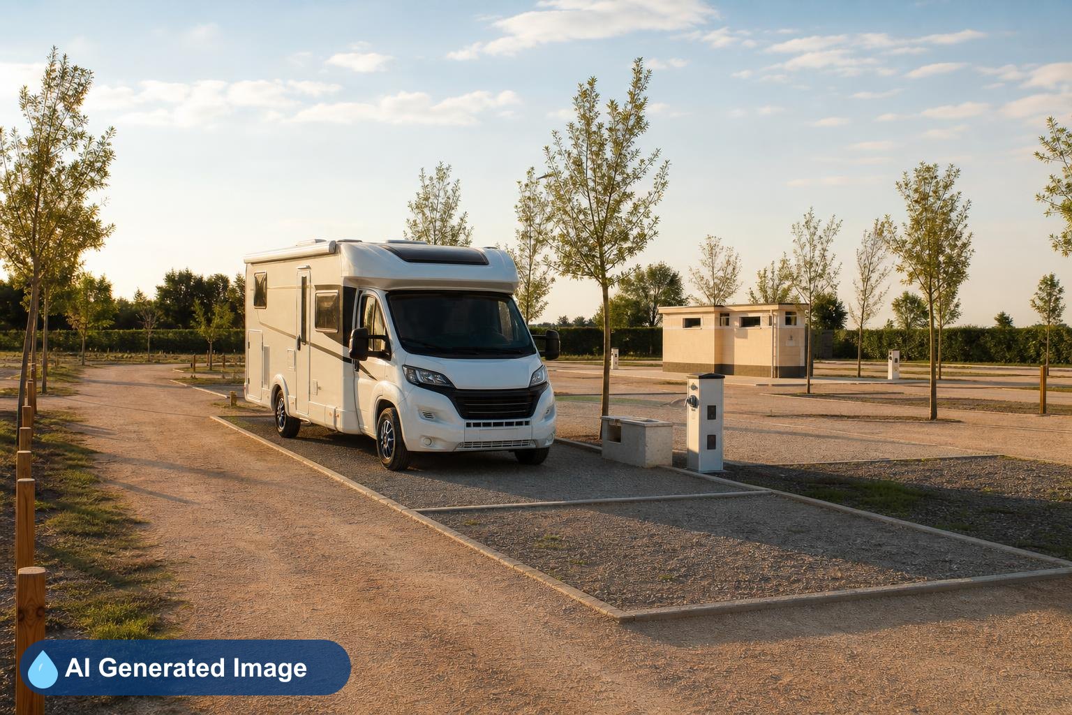 Área de autocaravanas Aparcamiento para autocaravanas en Paracuellos de Jarama, Madrid