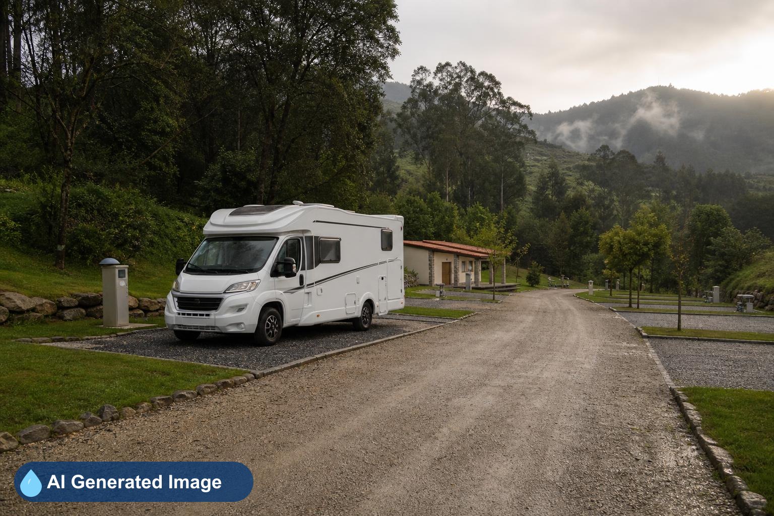 Área de autocaravanas Camping Tirán en Moaña, Pontevedra