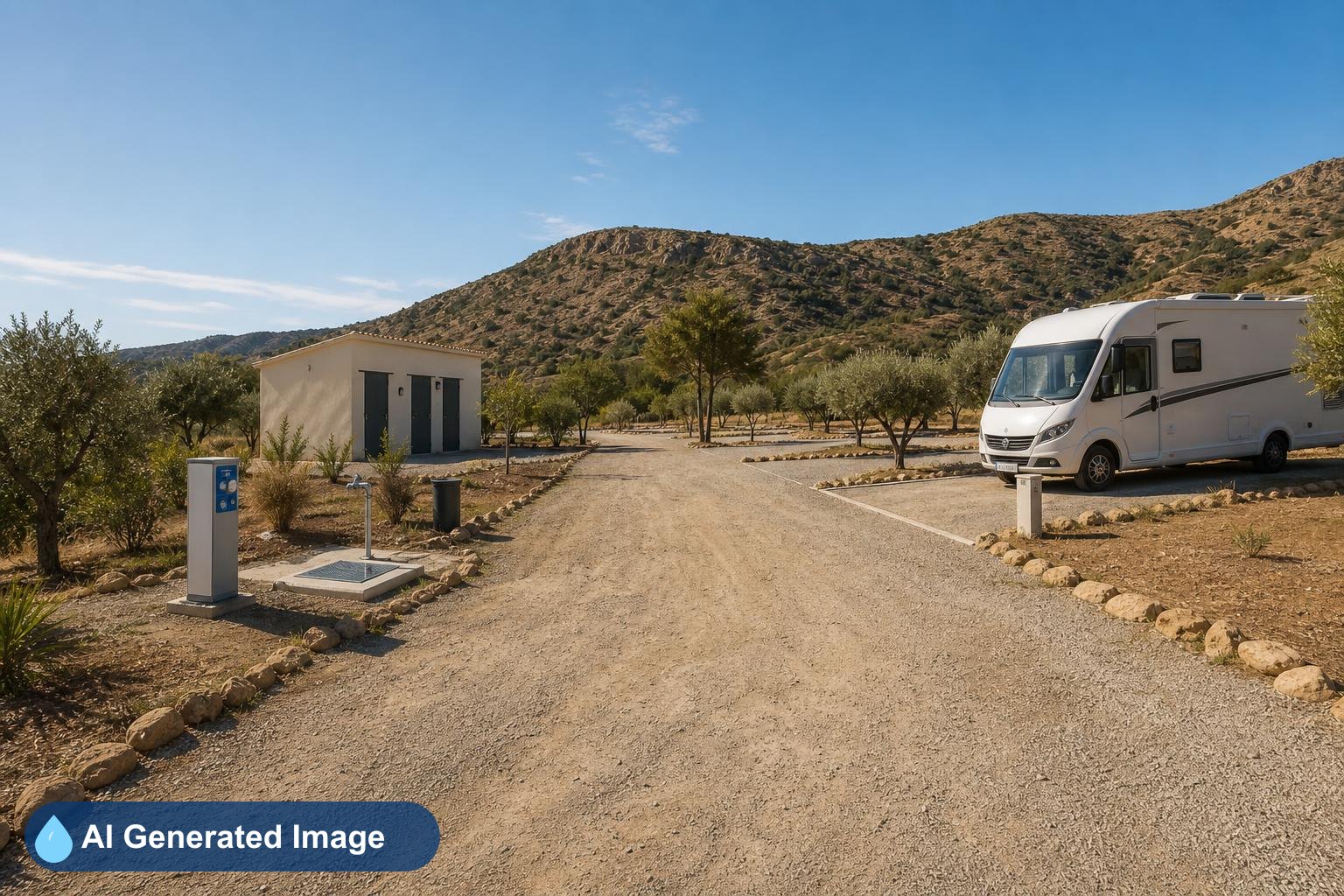 Área de autocaravanas Camperstop Sierra Espuña en Diputación de Mortí, Murcia
