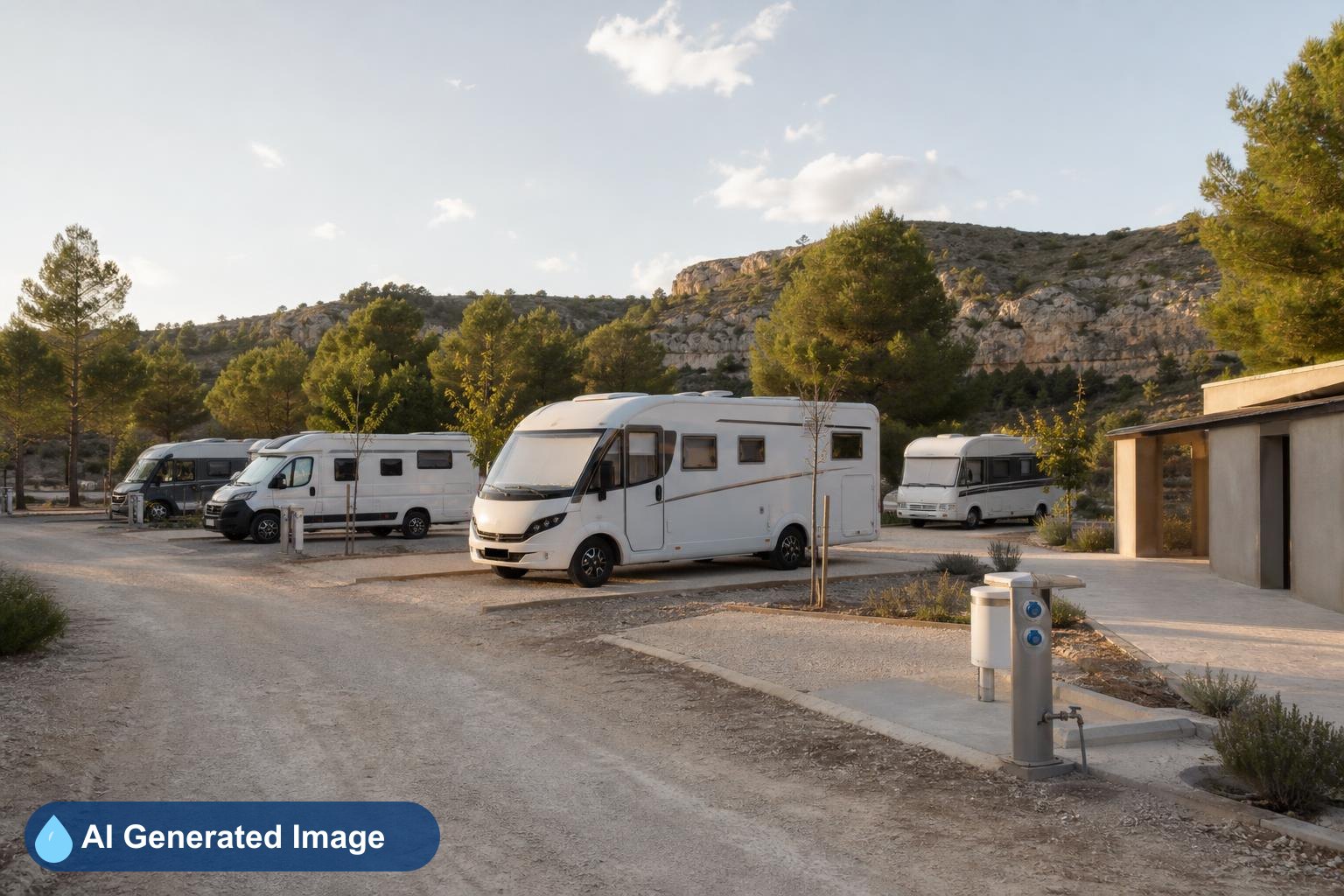 Área de autocaravanas Área de Autocaravanas en Utiel, Valencia