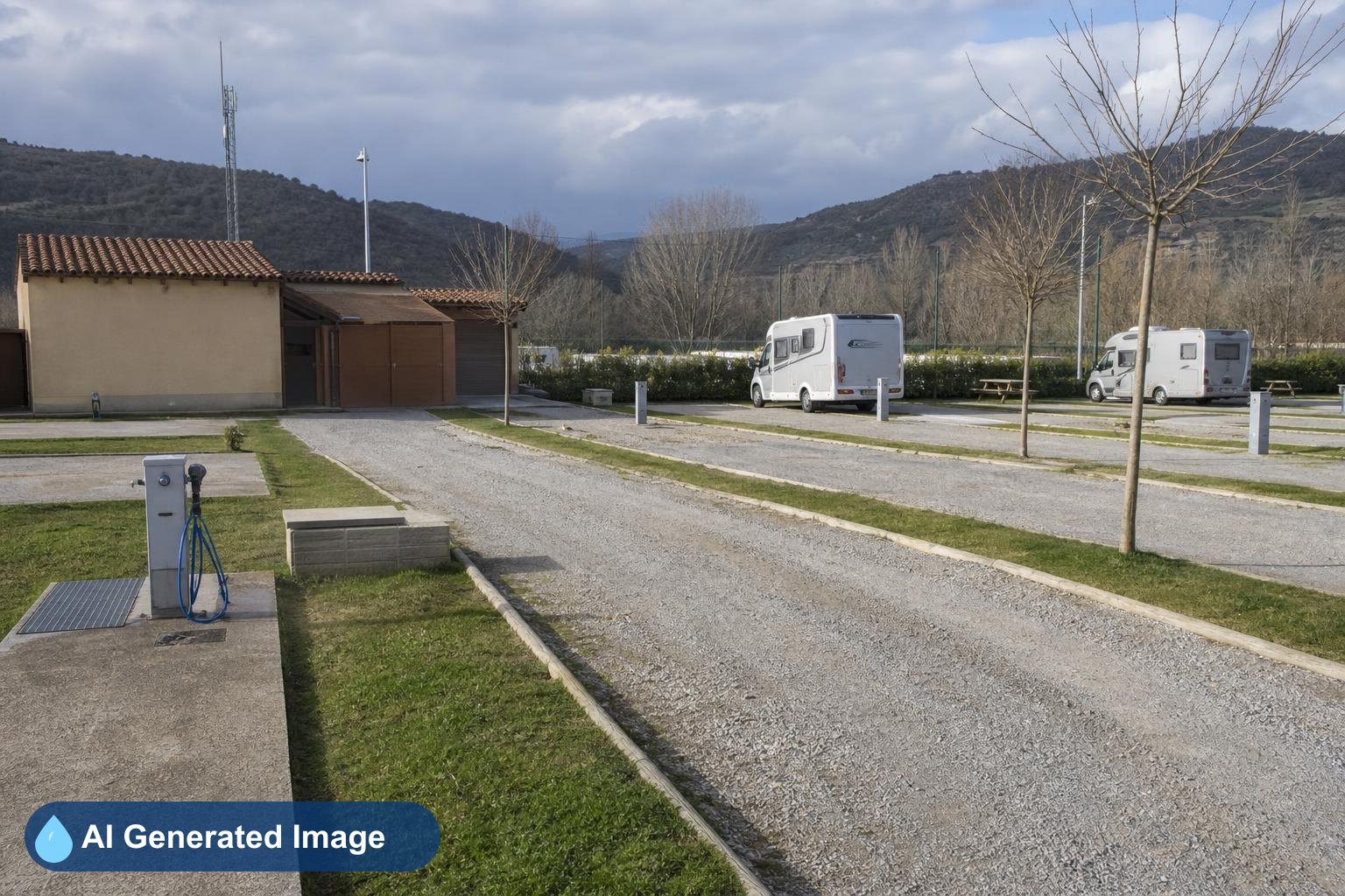 Área de autocaravanas ÁREA DE SERVICIOS PARA AUTOCARAVANAS de Uncastillo. en Uncastillo, Zaragoza