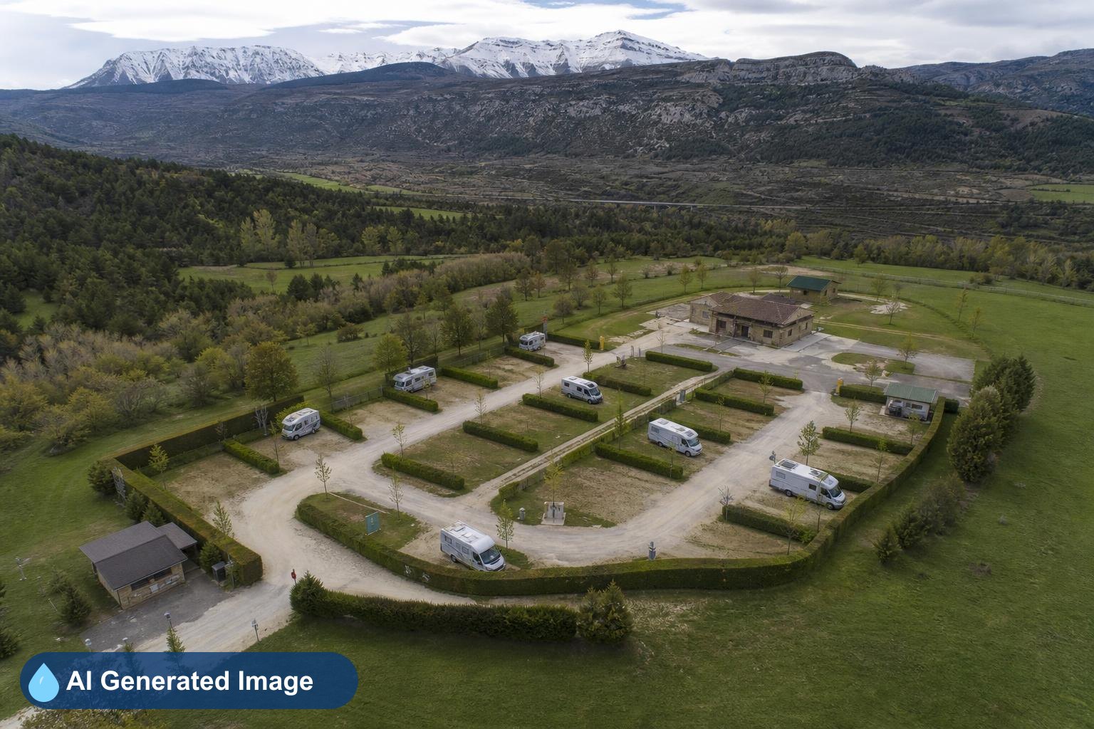 Área de autocaravanas Camping Guara-Altaoja Casa Rural en Yaso, Huesca