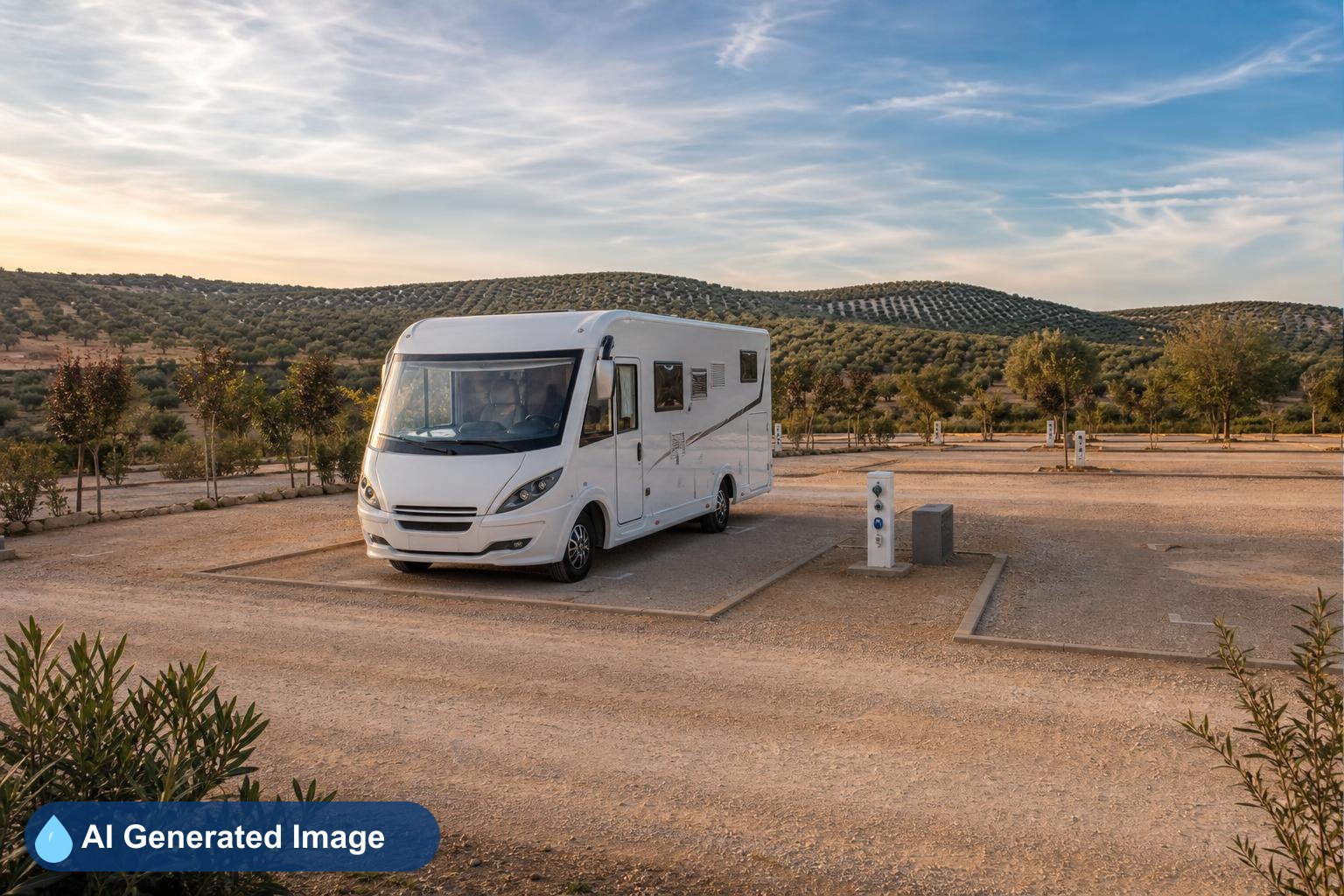 Área de autocaravanas Área autocaravanas La Palma en La Palma del Condado, Huelva