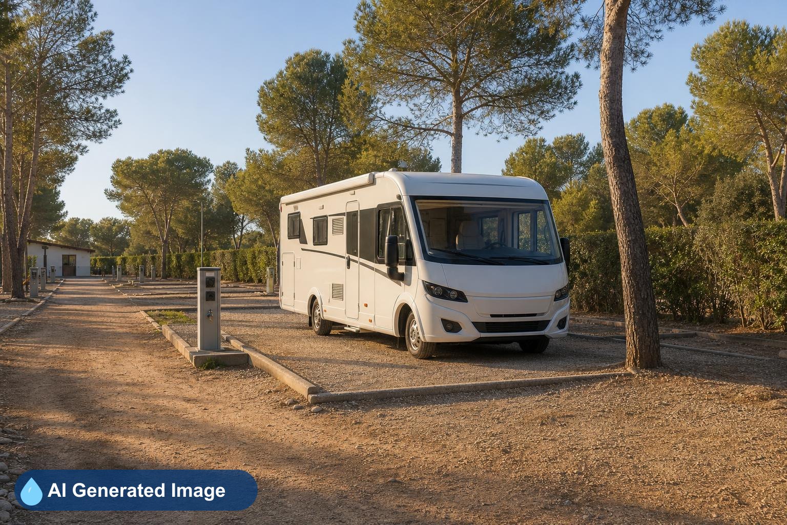 Área de autocaravanas Camping Eucaliptus en Playa, Tarragona