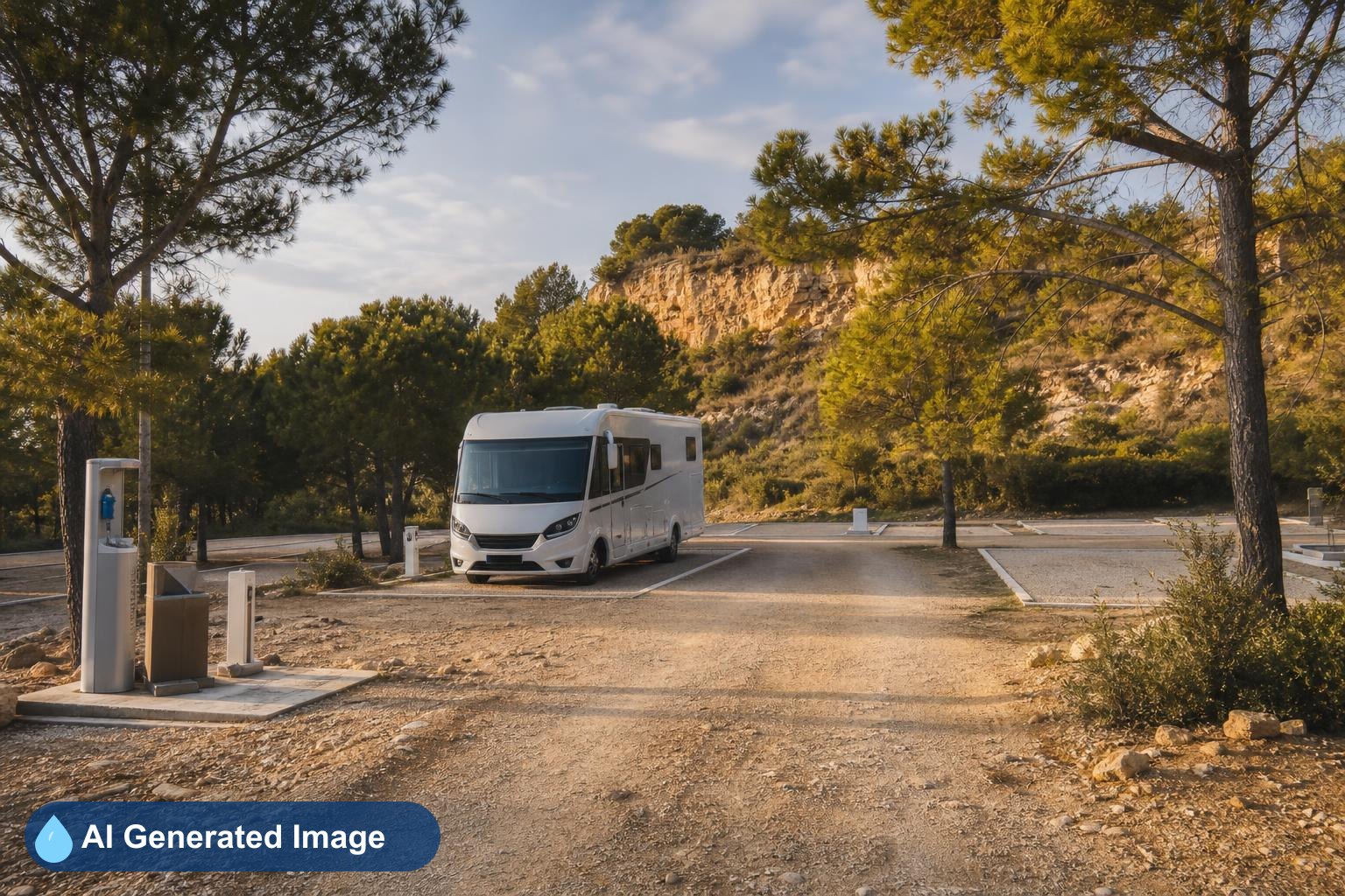 Área de autocaravanas Área Camper Amposta, Tarragona