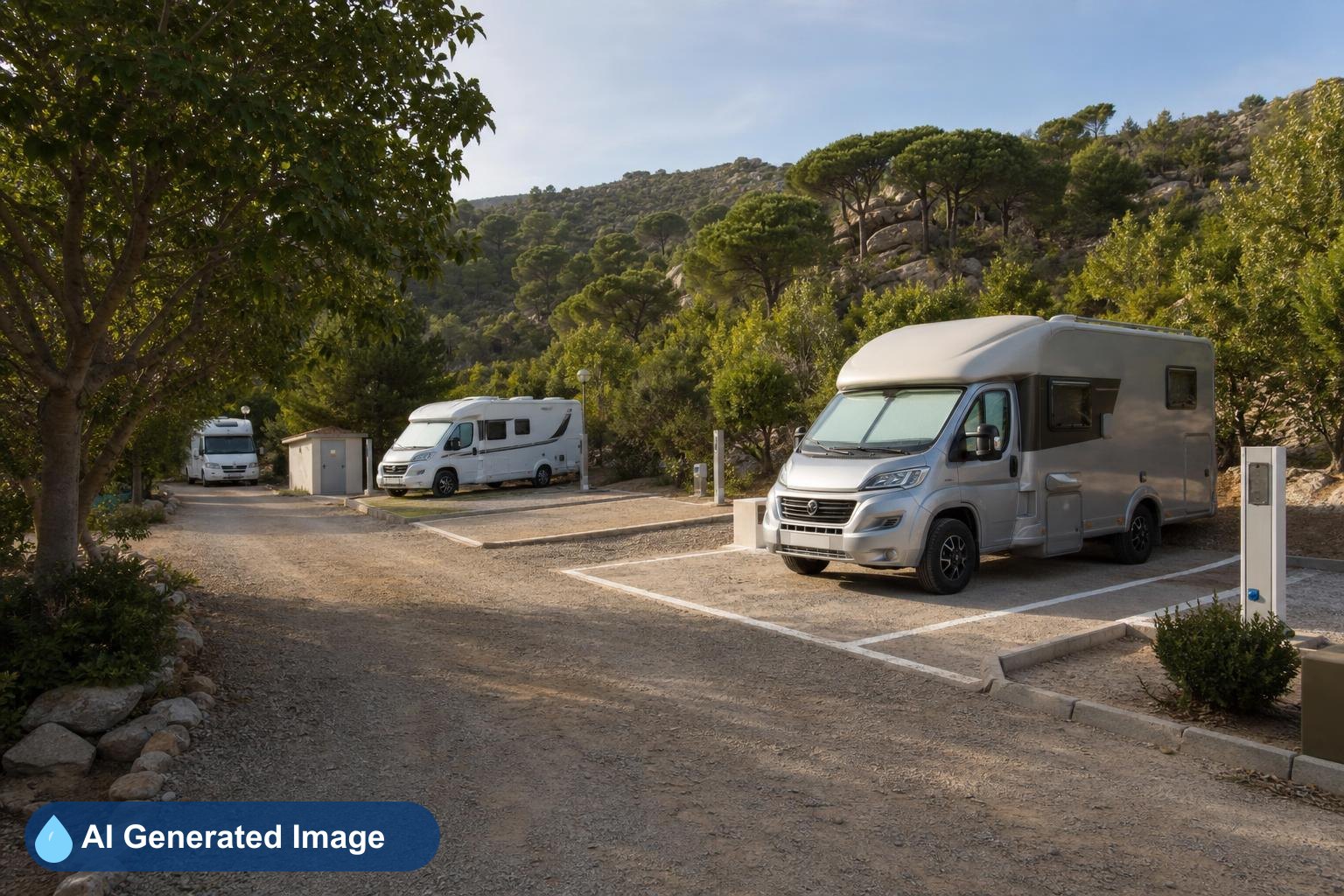 Área de autocaravanas Área autocaravanas Roses en Roses, Girona