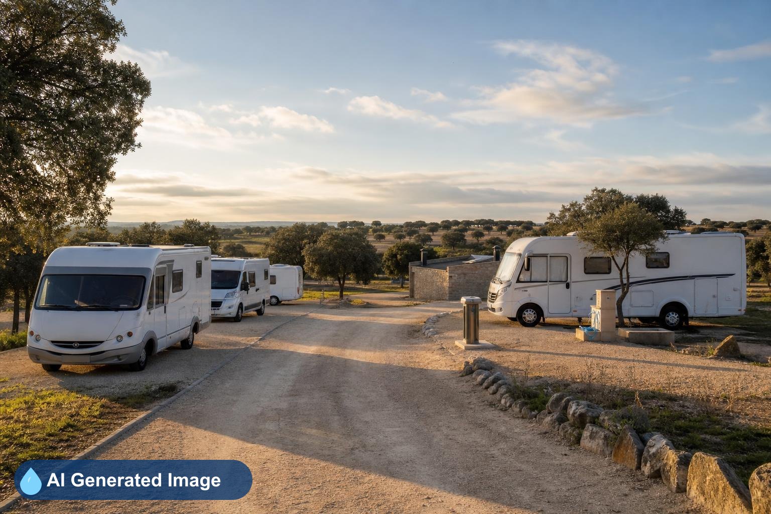 Área de autocaravanas Área autocaravanas Oropesa en Oropesa, Toledo