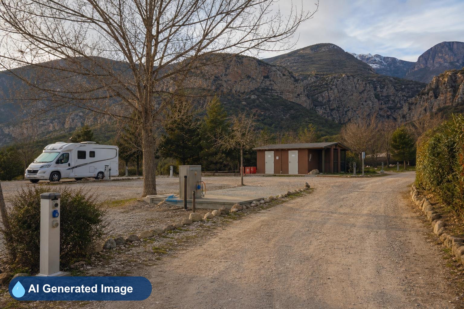 Área de autocaravanas Camping La Noguera | Sant Llorenç de Montgai en Sant Llorenç de Montgai, Lleida