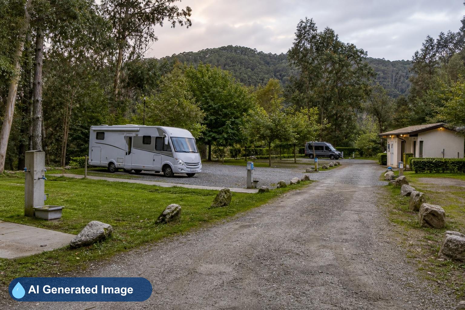Área de autocaravanas Camping Francón en Cangas de Morrazo, Pontevedra, Pontevedra