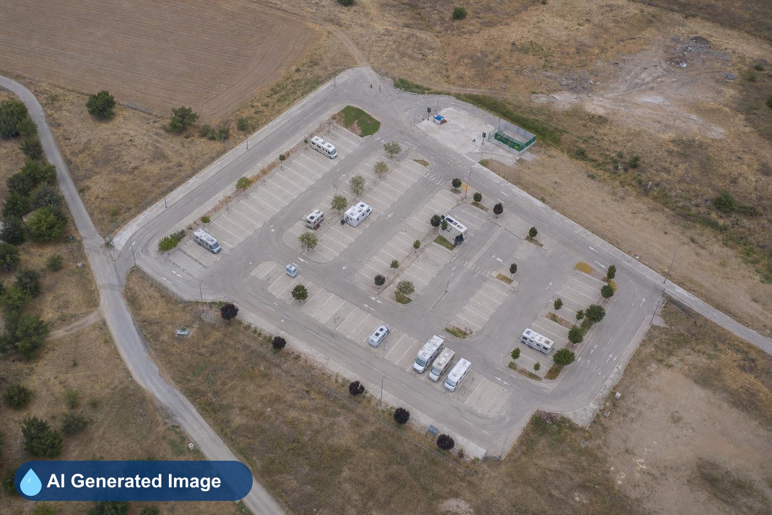 Área de autocaravanas Camper Area Madrid (Antes Area Las Cigueñas) en Madrid, Madrid