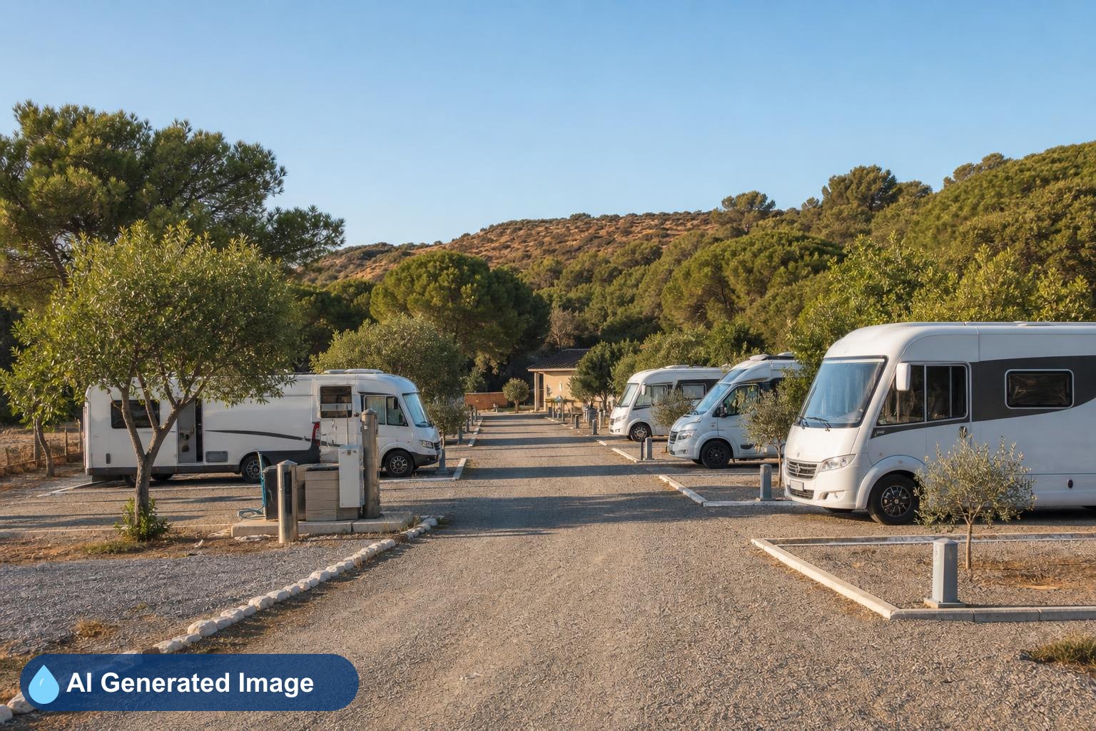 Área de autocaravanas Camping Playa de Mazagón en Mazagón, Huelva