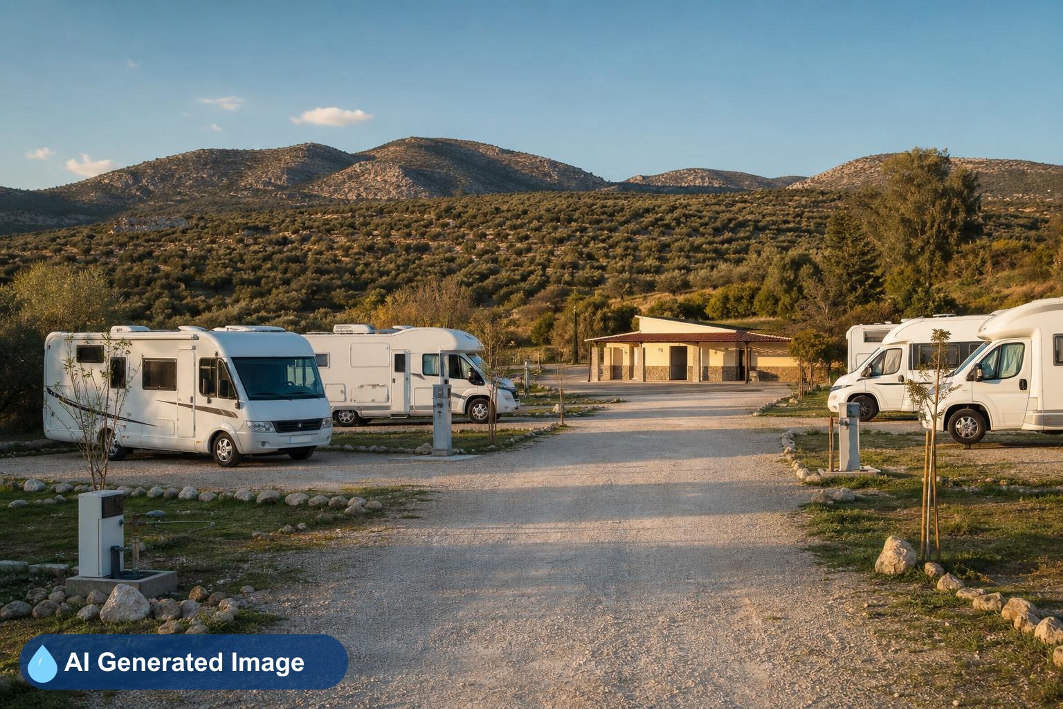 Área de autocaravanas Areas de servicios para autocaravanas en Pozo Alcón, Jaén