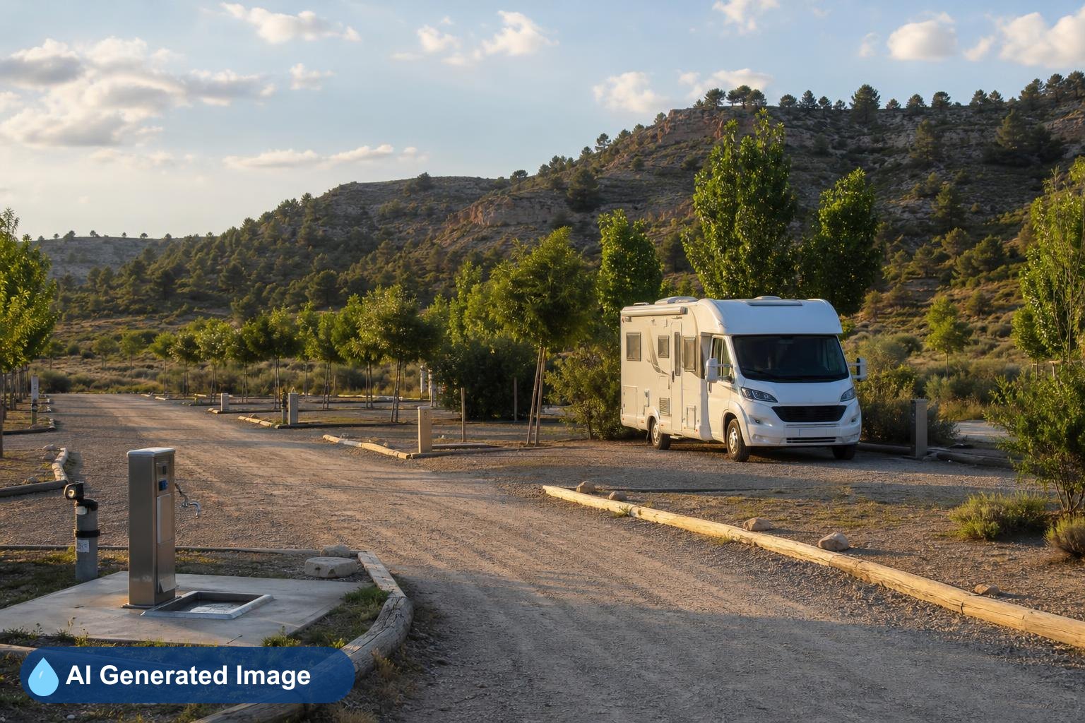 Área de autocaravanas Camping de Trasobares en Trasobares, Zaragoza