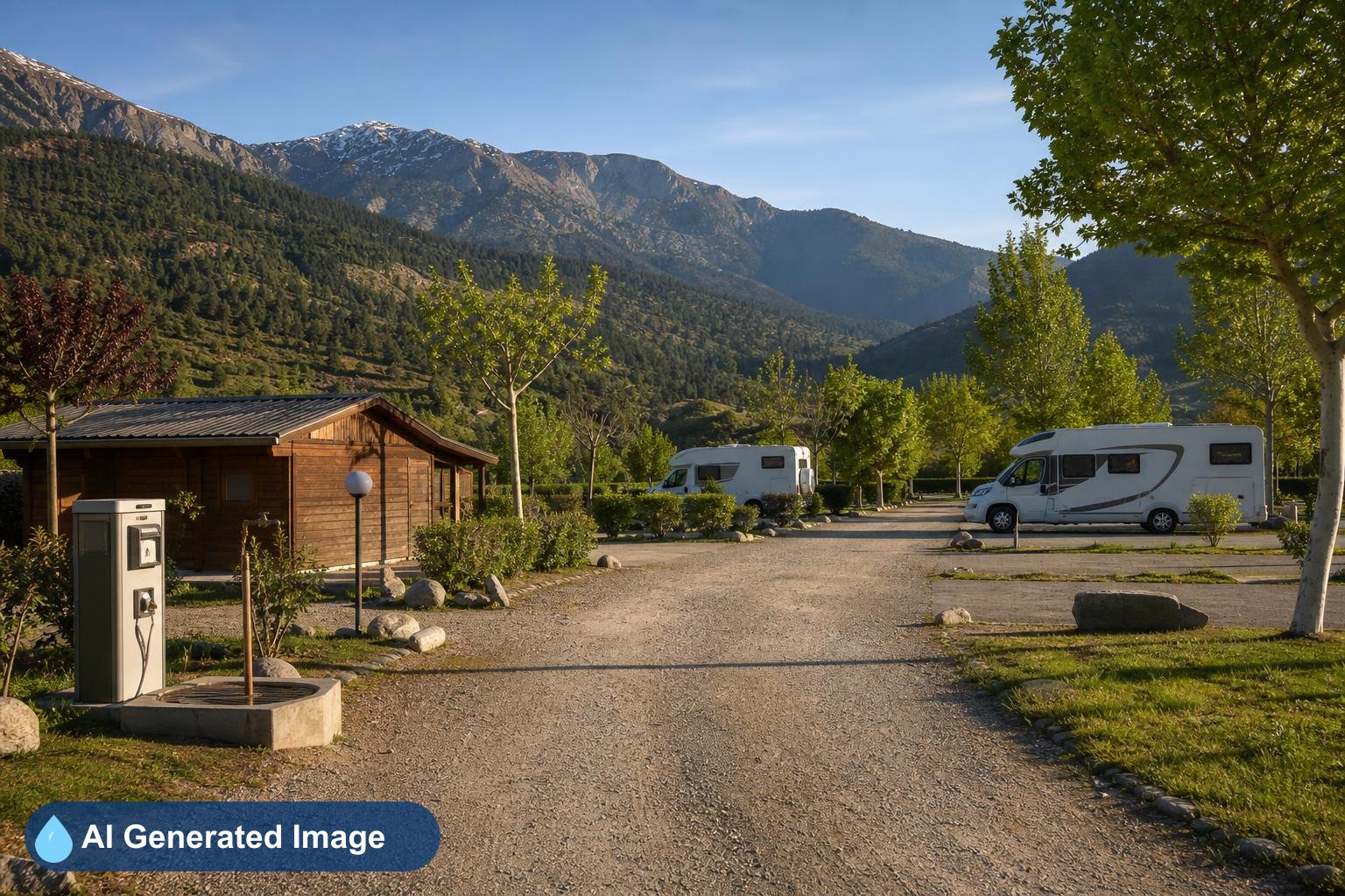 Área de autocaravanas Camping Collegats en La Pobla de Segur, Lleida