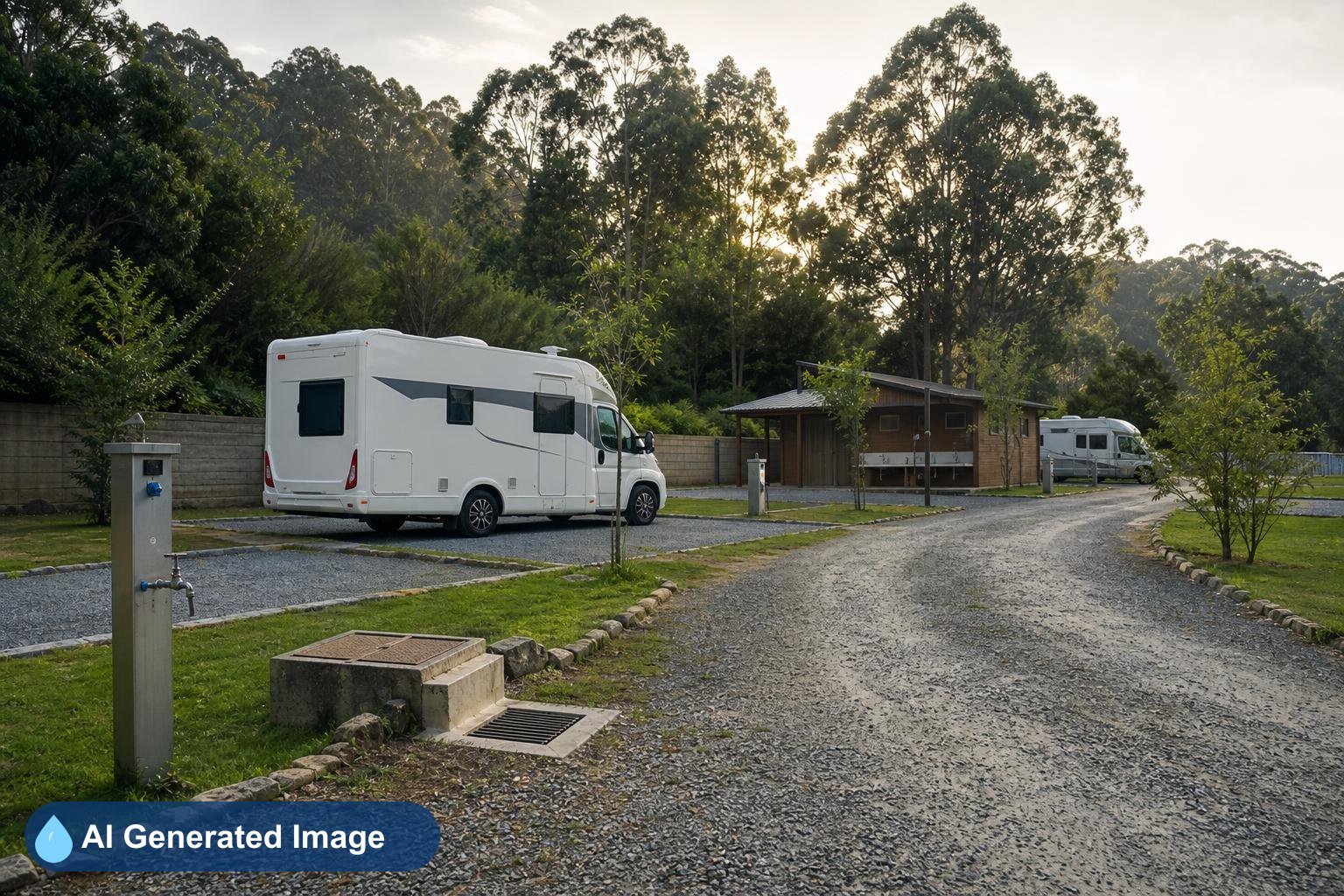 Área de autocaravanas Camping O'Paraíso en La Coruña, A Coruña