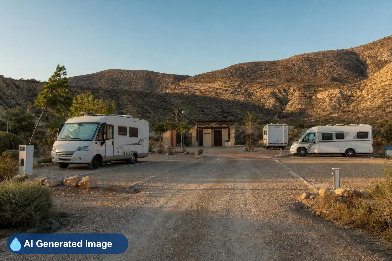 Área de autocaravanas Camper Park Agua Amarga en Agua Amarga, Almería