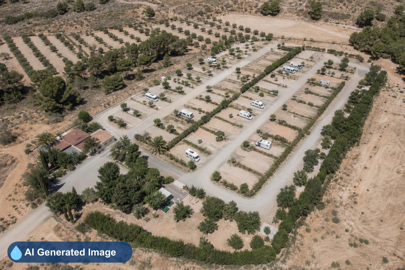 Área de autocaravanas Camping Totana en Totana, Murcia