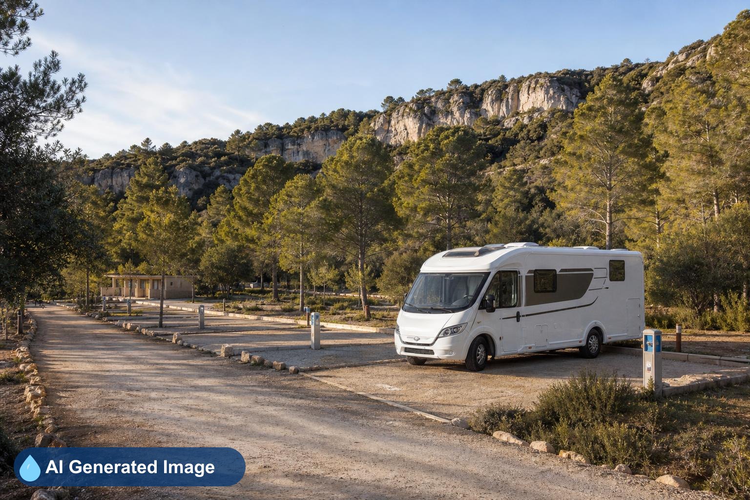 Área de autocaravanas Càmping Siurana en Siurana, Tarragona