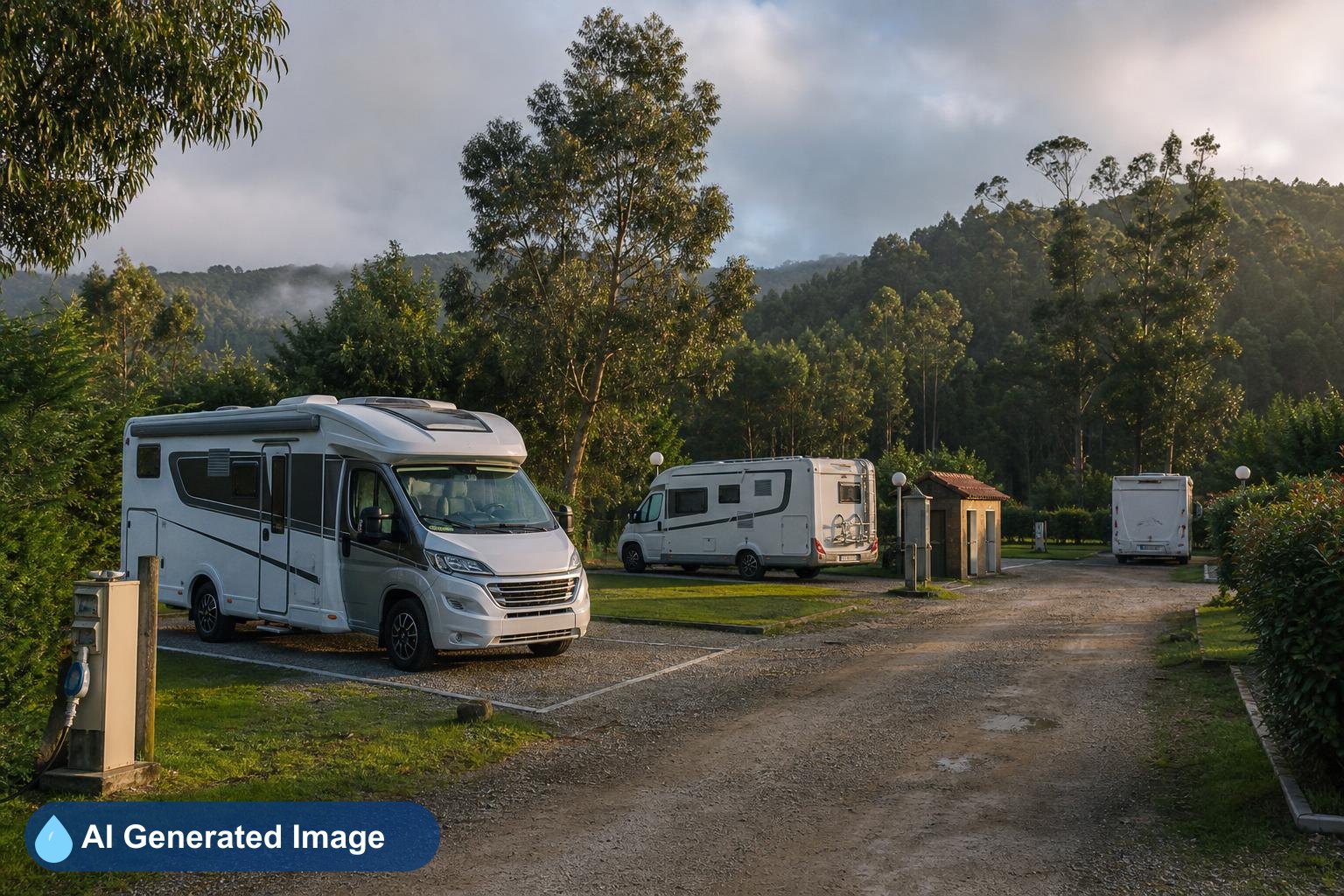 Área de autocaravanas Camping Martisol en Gandarío, A Coruña