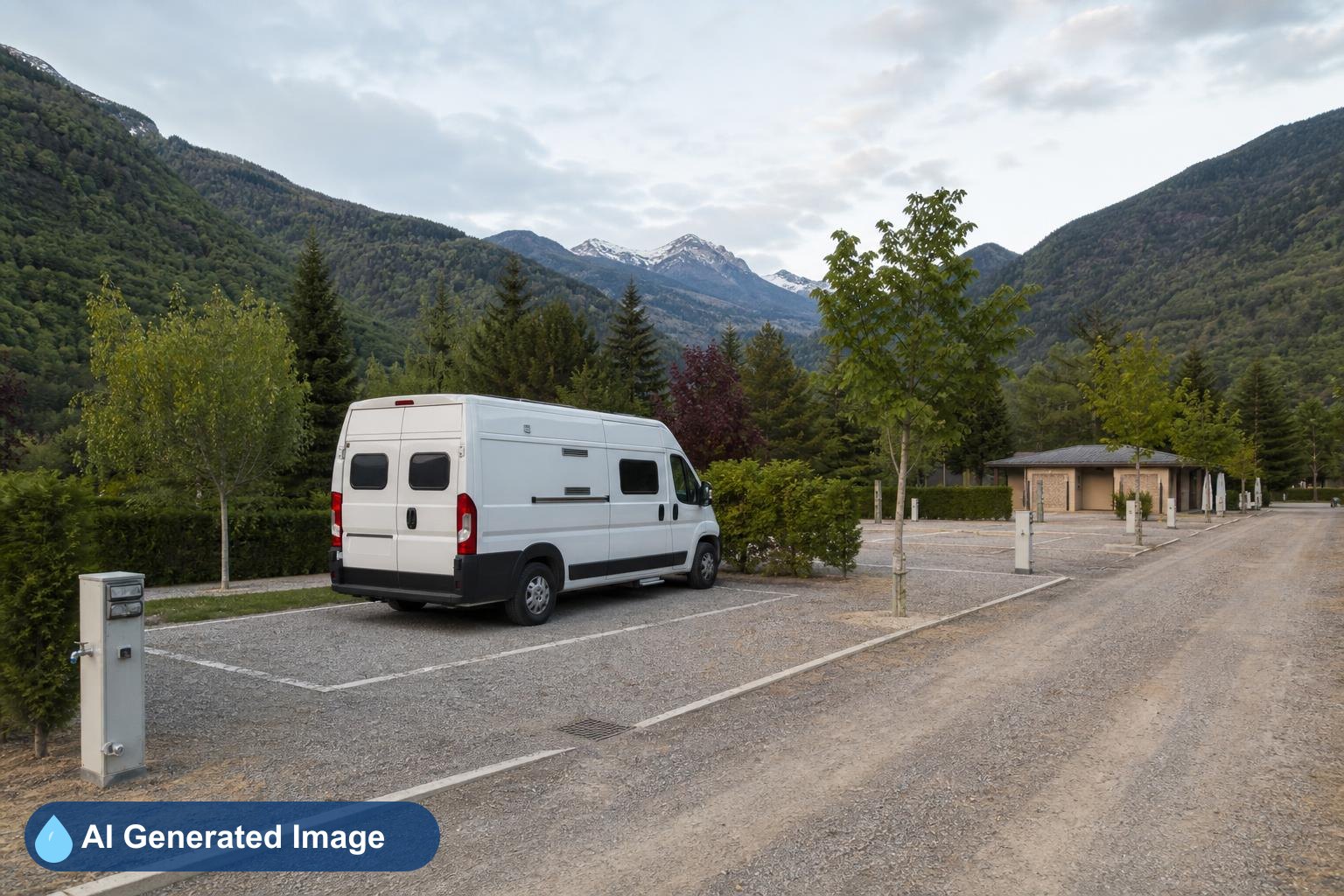 Área de autocaravanas Camping Aigues Braves de Llavorsi en Llavorsí, Lleida