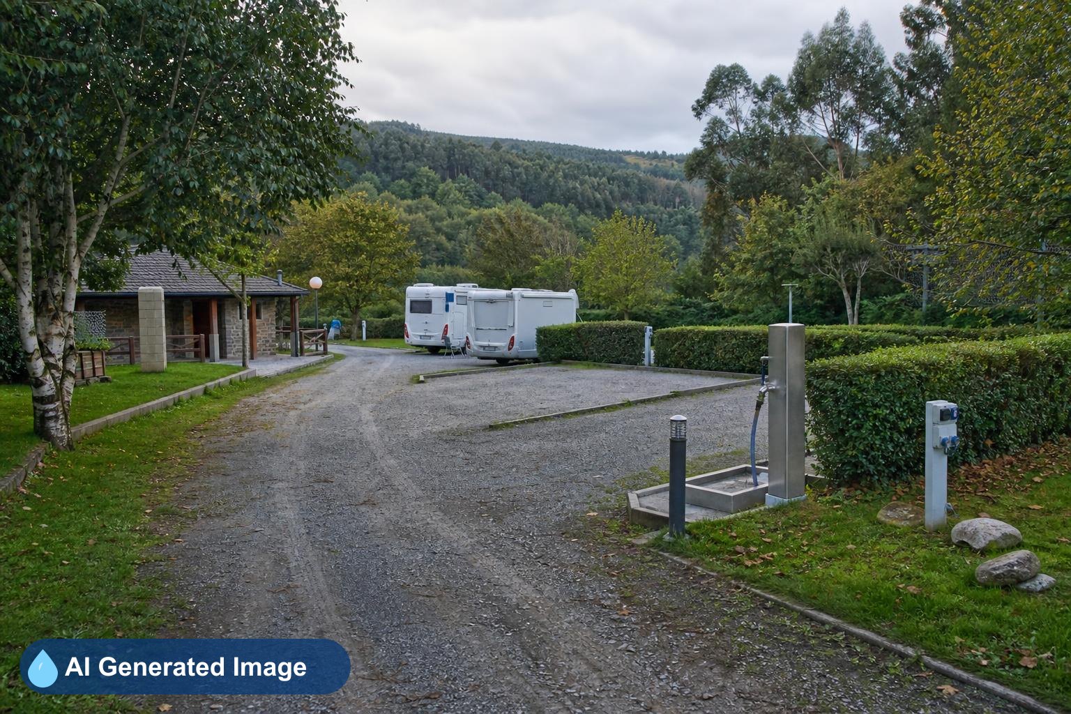 Área de autocaravanas Camping Vivero en Viveiro, Lugo
