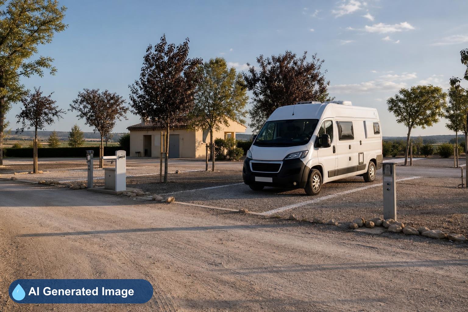 Área de autocaravanas Camping Bolaso en Ejea de los Caballeros, Zaragoza