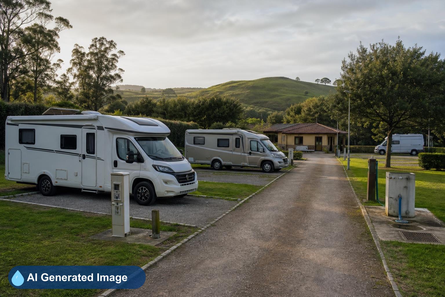 Área de autocaravanas Camping Bungalows Costa San Juan en Soto de la Marina, Cantabria