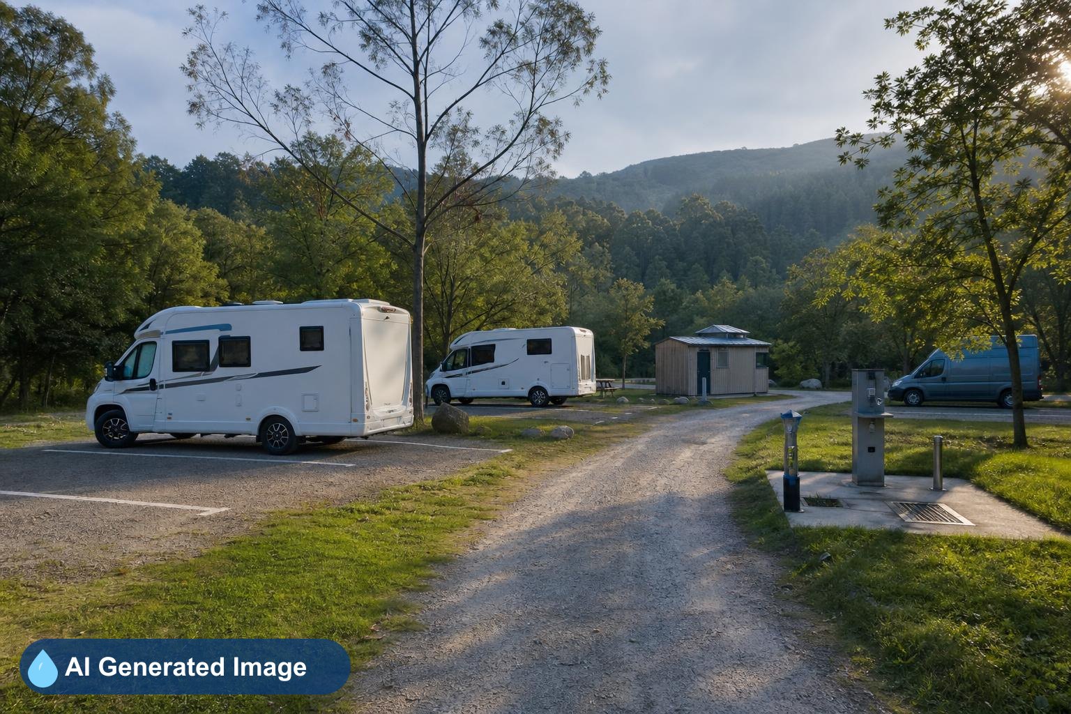Área de autocaravanas Camping Huttopia Caminos de Galicia en Prado, Pontevedra